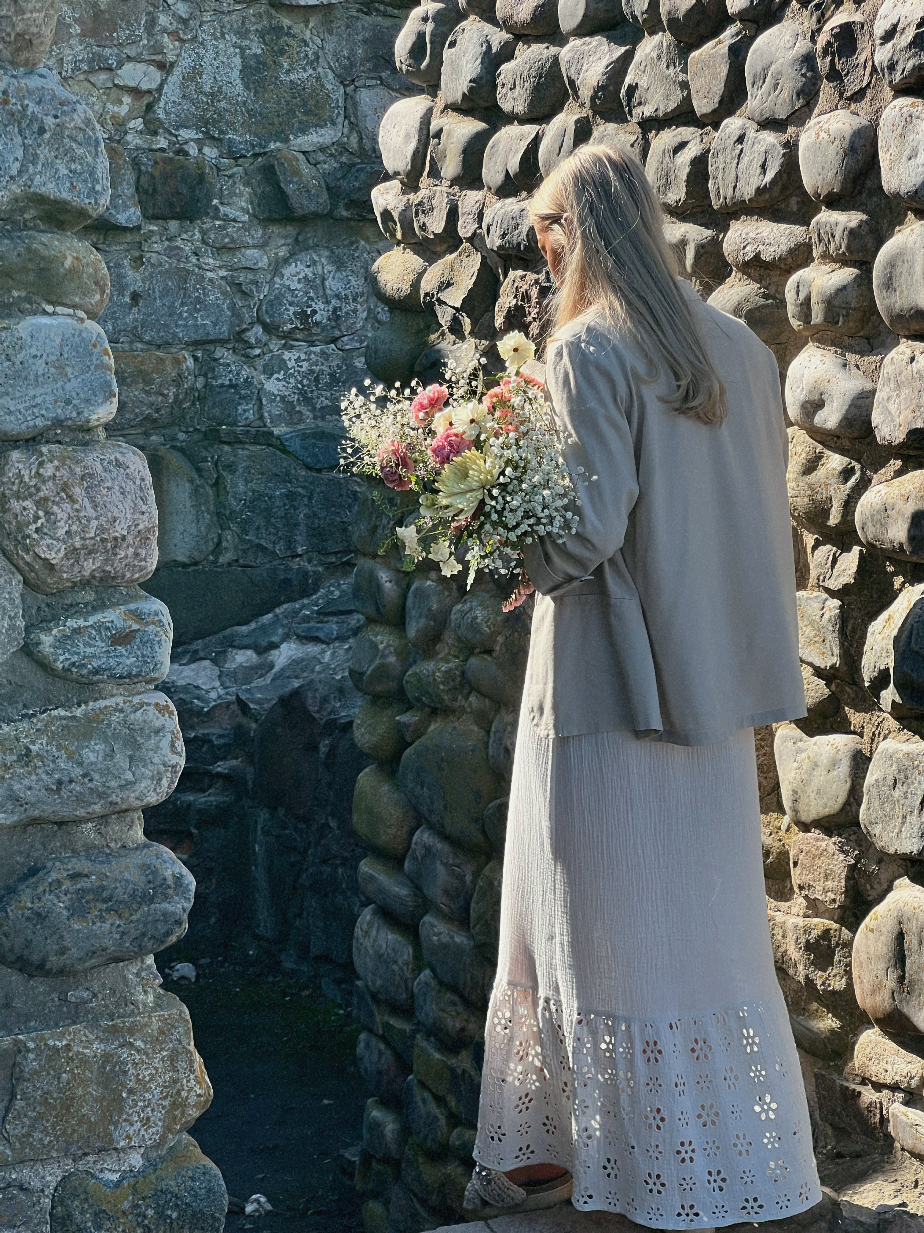 VMNATALI Long Skirt - Snow White